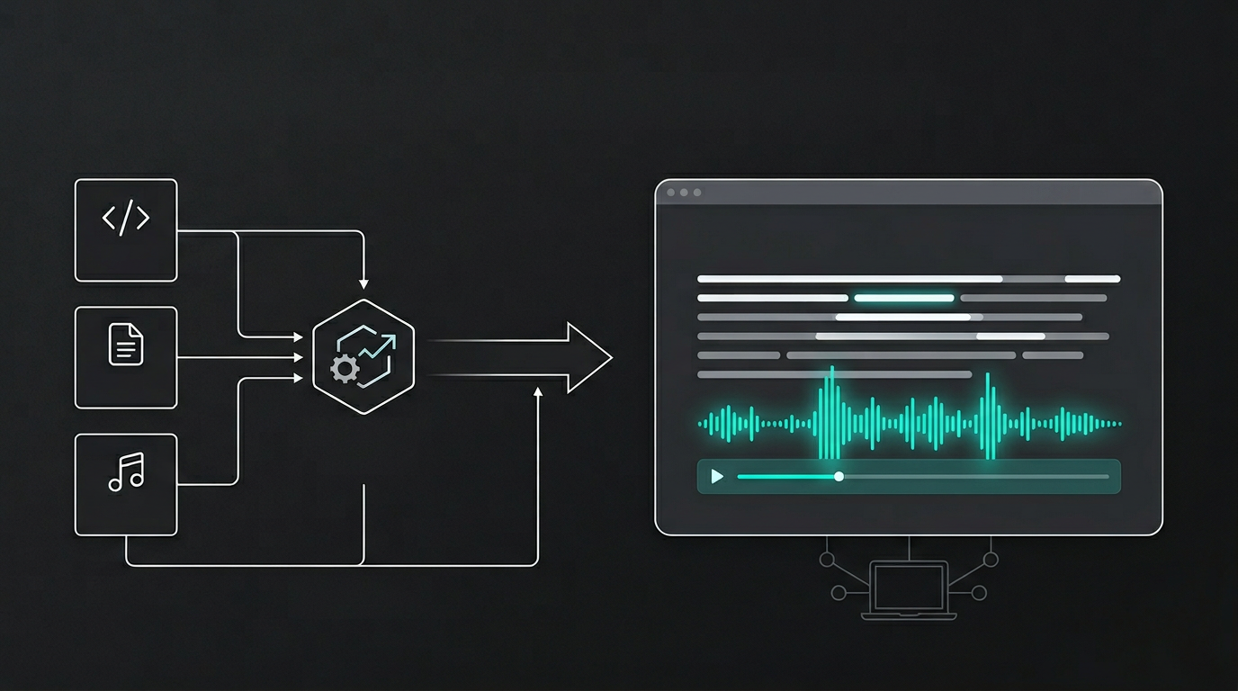 Audio de lectura como artefacto en build: generar una vez, servir desde el edge.